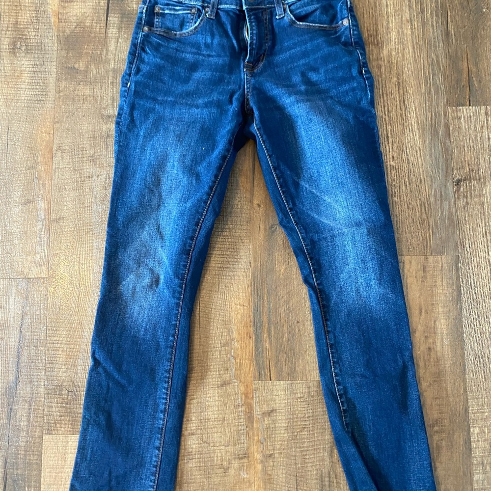 Aeropostale Dark Blue Women's Skinny Straight Jeans 28/30